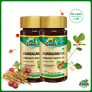 Ashwagandha (60 Caps)(Pack of 2)