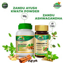 Ayush Kwath Powder (100g) & Ashwagandha (60 Caps)