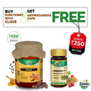 Pure Honey with Clove (650g) & FREE Ashwagandha (60 Caps)