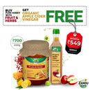 Pure Honey with Fruits & Herbs (650g) & FREE Organic Apple Cider Vinegar (500ml)