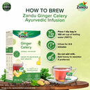 Ginger Celery Herbal Infusion (25 Tea Bags)(Pack of 2)